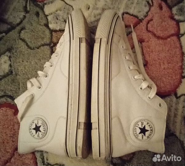 Кеды белые женские 39