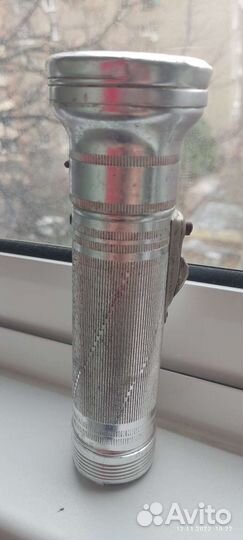 Фонарик алюминиевый СССР