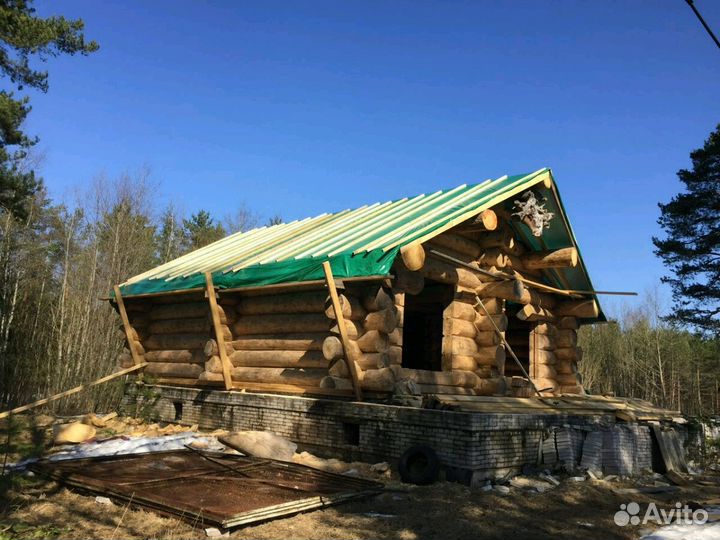 Рубка срубов. Своя площадка в Санкт-Петербурге