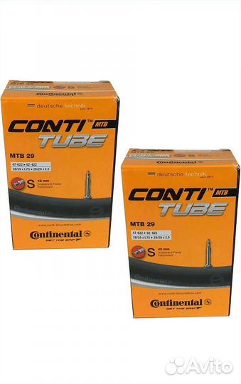 Велокамера Continental мтб 28-29 ориг. из Германии