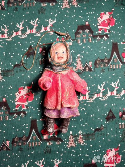 Ватные елочные игрушки