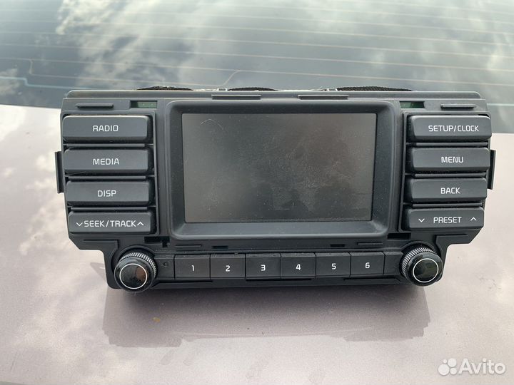 Штатное головное устройство kia rio 4 2019г