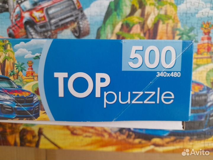 Пазл TOPpuzzle 500 элементов Крутой транспорт №5