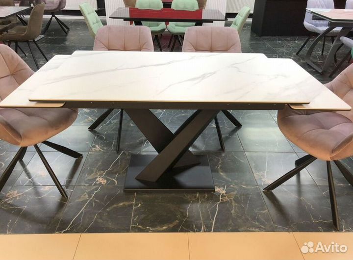 Стол из керамогранита раздвижной SKR-16239