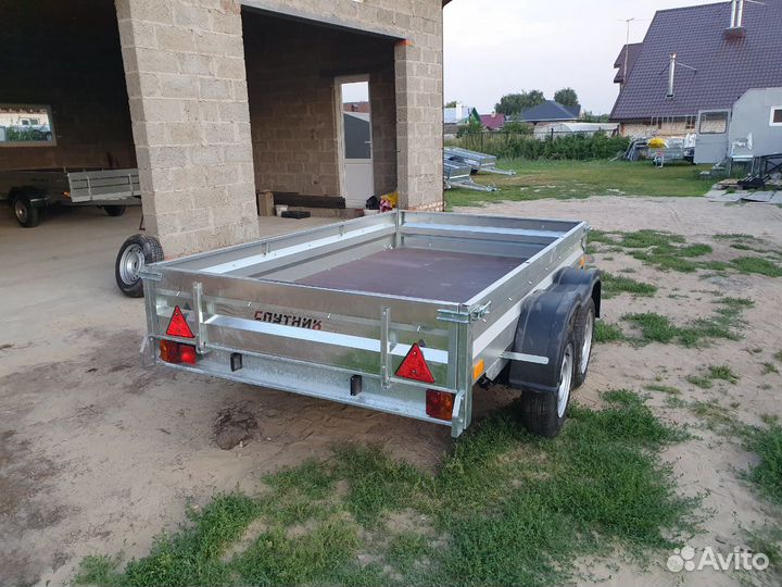 Прицеп оцинк. двуосный 2.6х1.5м