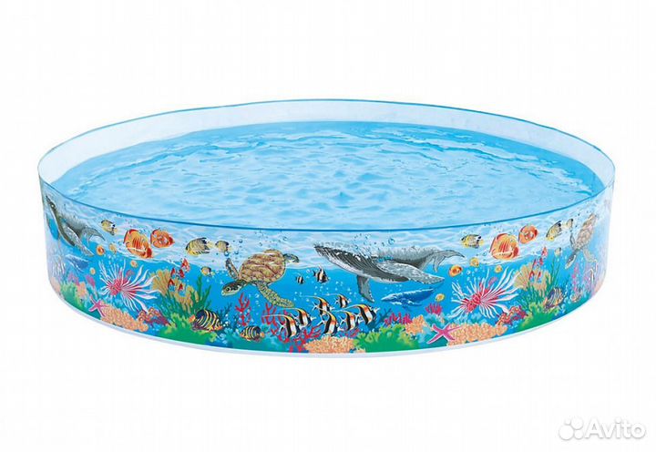 Детский каркасный бассейн Intex Подводные джунгли