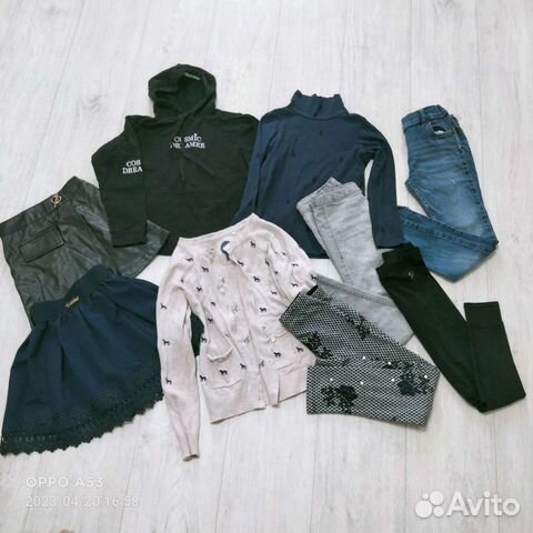 Пакет вещей на девочку рост 122-128