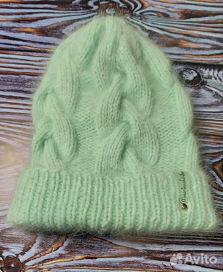 Комплект шапка и варежки