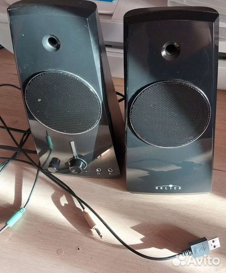 Колонки Oklick OK-121 2.0 черный