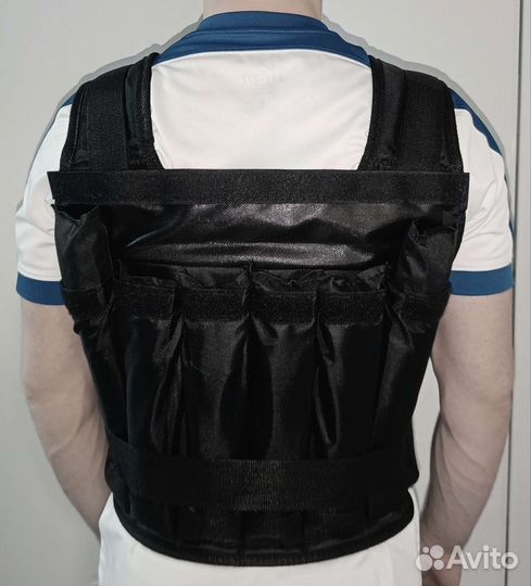 Новый Жилет утяжелитель с грузом 15 кг