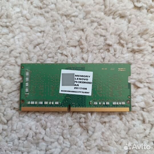 Оперативная память для ноутбука DDR 4 4Gb