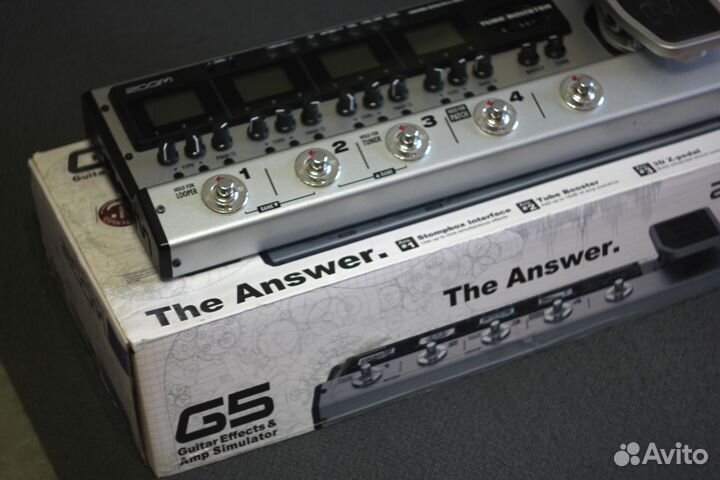 Гитарный процессор эффектов zoom G5