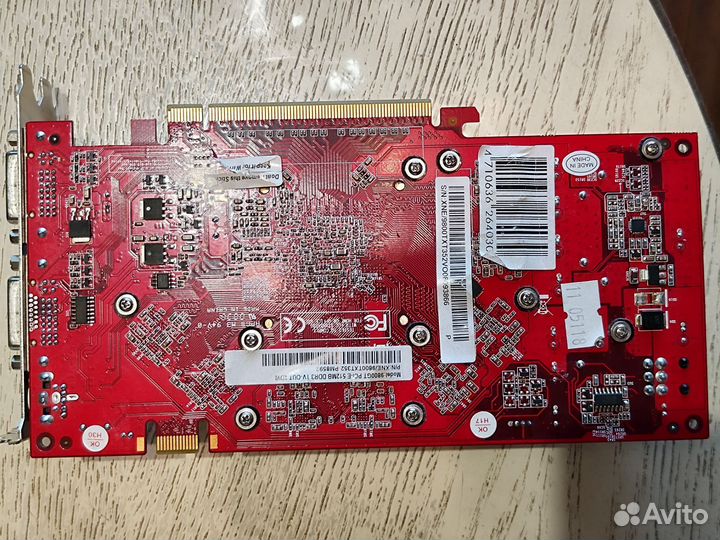 Видеокарта 9800GT PCI-E 512MB palit на запчасти