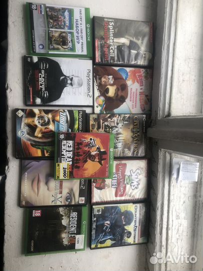 Продам диски для Pc Xbox one/microsoft и PS2