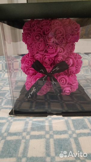 Медведь из роз