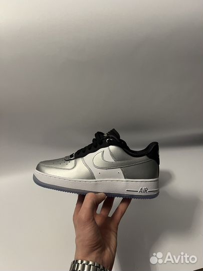 Кроссовки Nike air force 1 Metallic