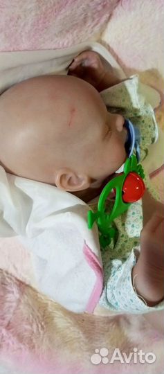 Кукла реборн силиконовая мальчик