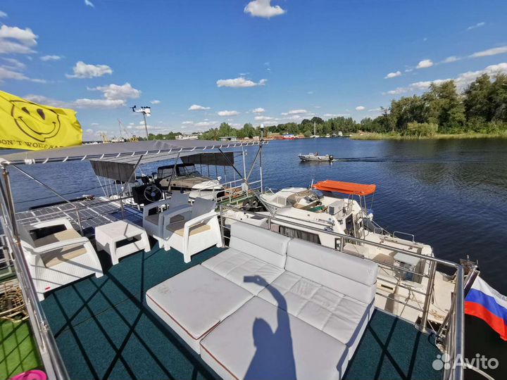 Прогулки на яхте, катере, хаусбот с баней