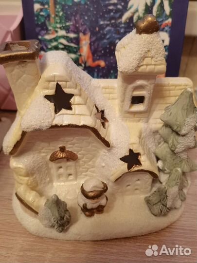 Домики- подсвечники и другое