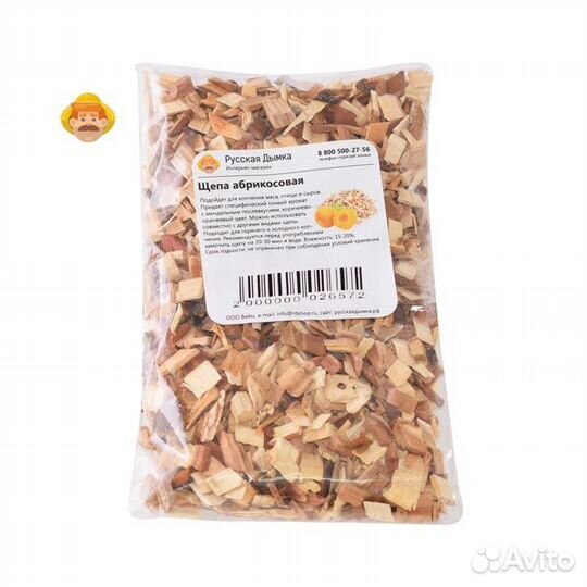 Щепа Абрикосовая, 400 гр