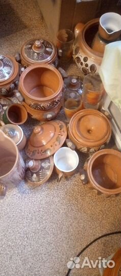 Керамика СССР(горшки, кувшины,кружки)