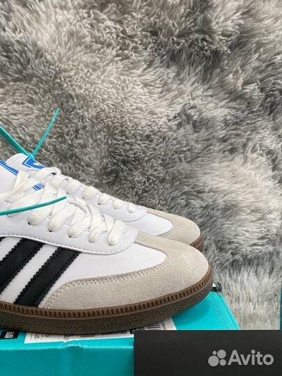 Adidas Samba Белые Оригинал Poizon