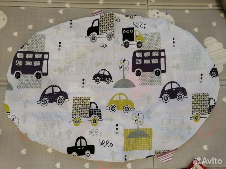 Детская простынь на резинке 0+