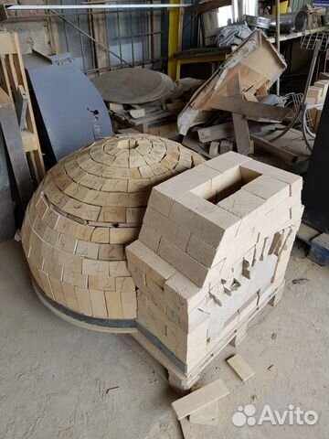 Помпейская печь Д700 полностью из шамота