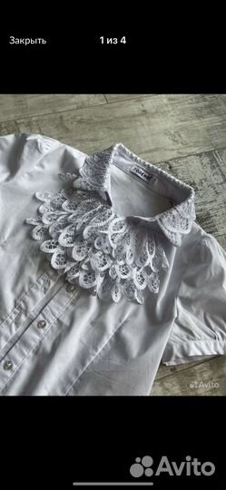 Школьные блузки для девочки 134