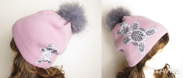 Женские зимние шапочки из шерсти