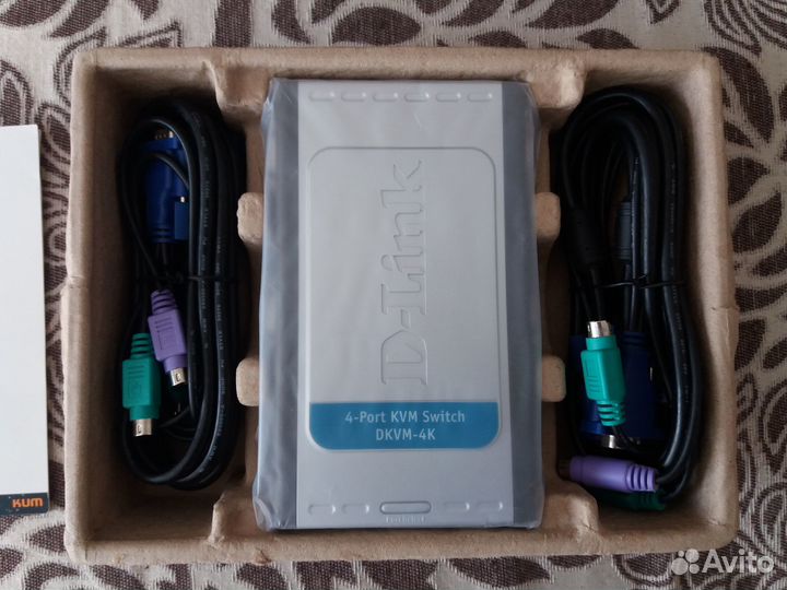 4-port ps/2 kvm switch