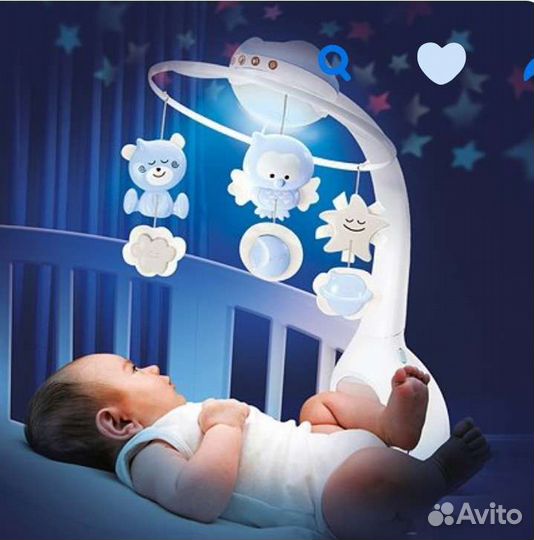 Мобиль на кроватку с проектором