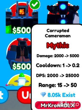 Signed corrupted cameraman