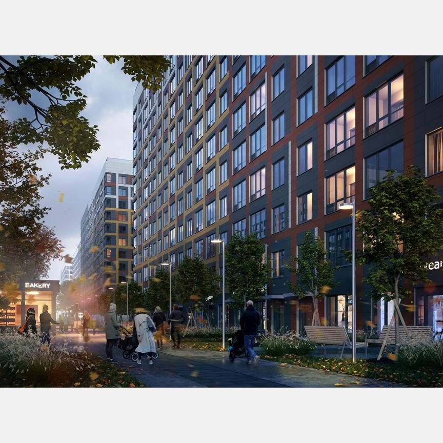 2-к. квартира, 57,2 м², 12/12 эт.