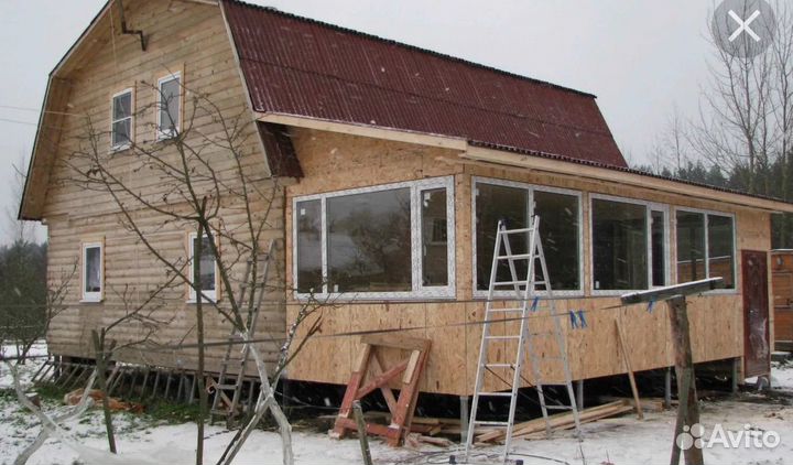 Пристройки терасса веранда