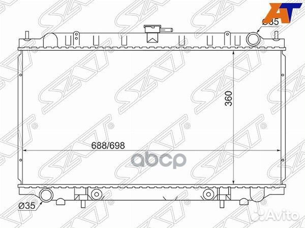 Радиатор Nissan AD 99-02 / Primera 95-02 / Sunn