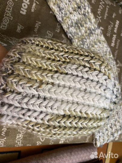 Комплект шапка и шарф женские