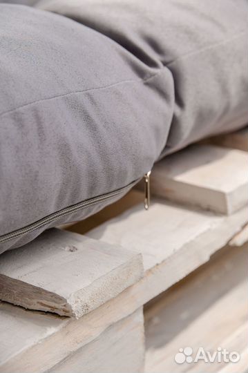 Подушки для садовой мебели цвет Светло-Серый