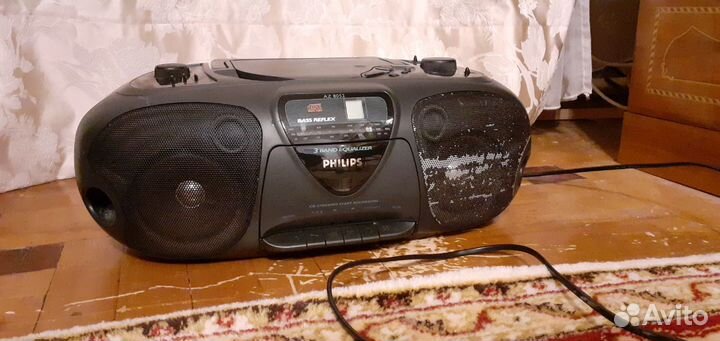 Магнитофон philips кассеты и диски