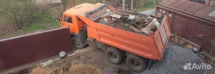 Щебень песок вывоз мусора, грунт чернозём