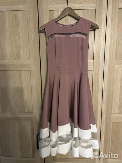 Вечернее платье розовое