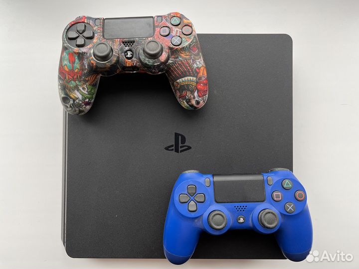 Игровая приставка ps4 slim 500gb