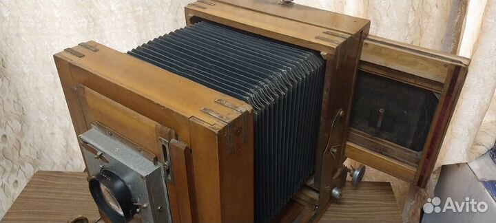 Салонный деревянный фотоаппарат эпоха СССР