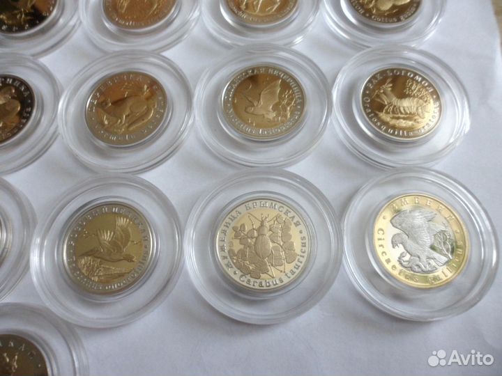 Набор 19 жетонов - 5 червонцев 2013 - 2017