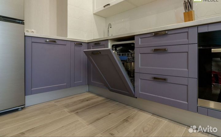 Кухня фасады с фрезеровкой. Рассрочка