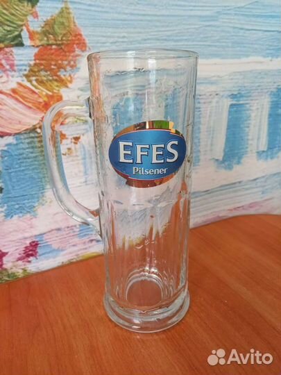 Кружка пивная бокал для пива Efes Pilsener 0.5л