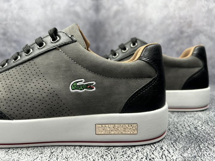 Кеды Lacoste из натурального нубука