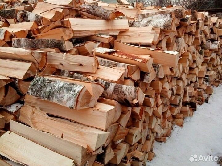 Дрова микс колотые насыпь с доставкой