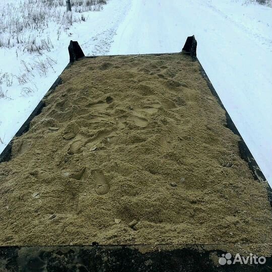 Песок карьерный с доставкой