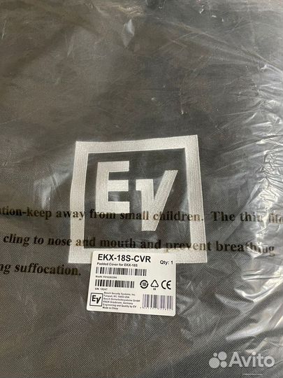 Чехол для сабвуфера Electro-Voice EKX-18S-CVR